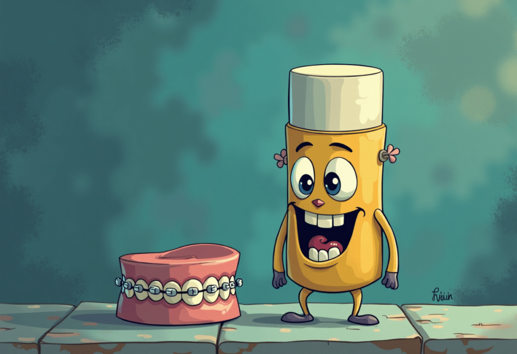 Getting braces for the first time